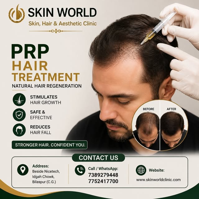 🧑‍⚕️ Social Media Post – PRP Hair Treatment
Struggling with Hair Fall or Hair Thinning?
It’s time t