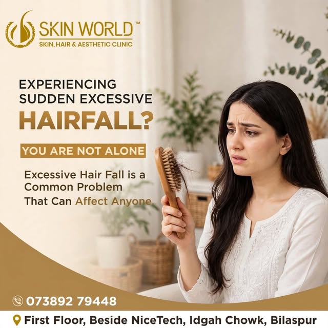 Experiencing sudden or excessive hair fall? You’re not alone. ✨
Excessive hair fall is a common conc