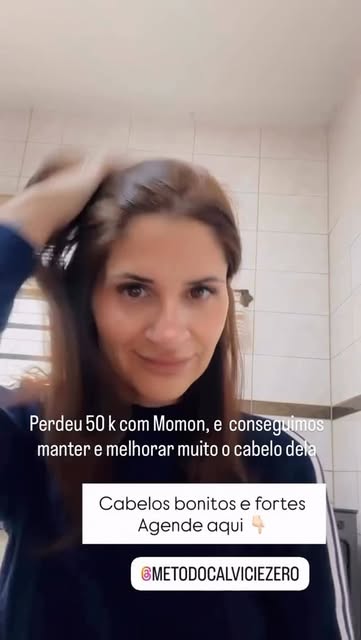 Está emagrecendo e perdendo cabelo, eu posso te ajudar ❤️
