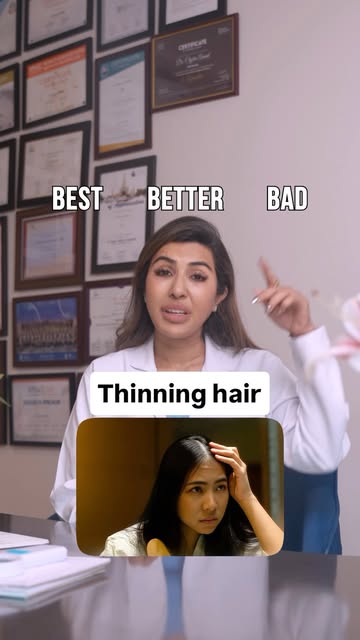 Not every hair-fall problem needs the same product.

From bad to better to best, here’s what you sho