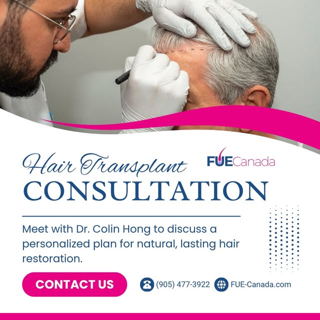 Your hair restoration journey starts with a conversation, not a commitment. Meet with Dr. Colin Hong