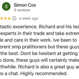 ⭐️⭐️⭐️⭐️⭐️
Another 5 Star review from a very happy client.
Scalp Micropigmentation (SMP) can give yo