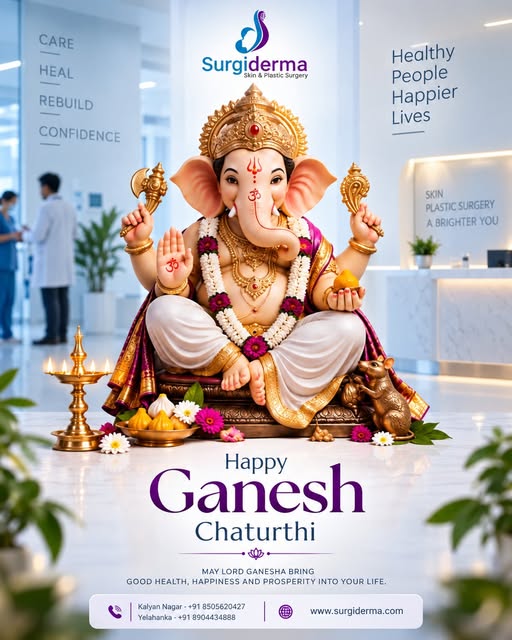 May Lord Ganesha remove all obstacles and fill your life with good health, happiness, and prosperity