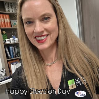 Dr. Krejci stepped out on her lunch break today to make her voice heard and cast her vote.

At Limme