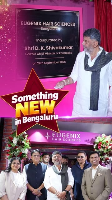 Eugenix Bengaluru HAIR TRANSPLANT Institute Opens | CM D.K. Shivakumar

A new chapter for Eugenix, m