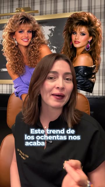 Gracias al trend de los 80s con IA descubrimos algo… 👀✨
¡El cabello ya no es igual!

Y no, no es so