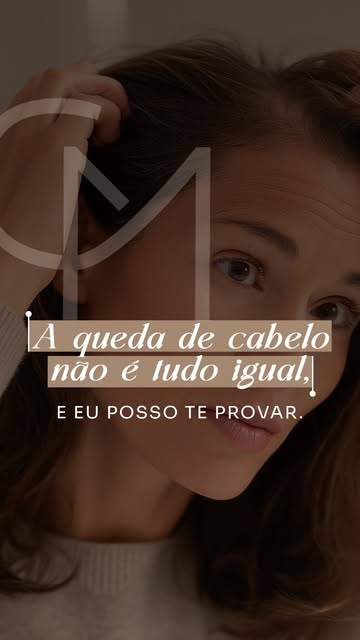 Você acha que toda queda de cabelo é igual? 👀 Então esse vídeo é pra você.

Ao contrário do que mui