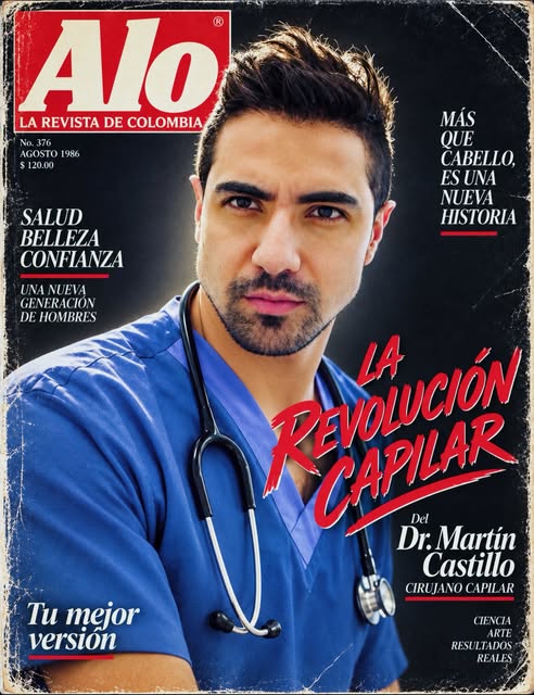 Hoy en el trend de los 80’s: 

🧔🏻‍♂️ Juventud en marcha con la revolución capilar del Dr. Martín C