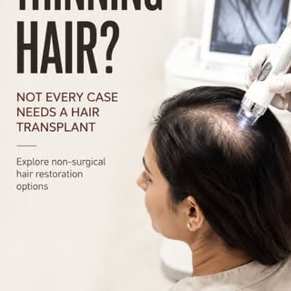 Not Every Hair Thinning Case Requires a Hair Transplant - Dermatologist in Hubli: 

Experiencing hai