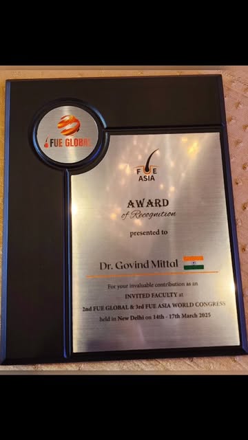 Spoke on one of my favourite topics at FUE ASIA World Congress 2025 in Delhi - Evidence based role o