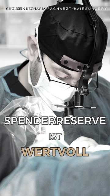 **DIE SPENDERRESERVE IST WERTVOLL – UND BEGRENZT.**

Bei einer Haartransplantation geht es nicht dar