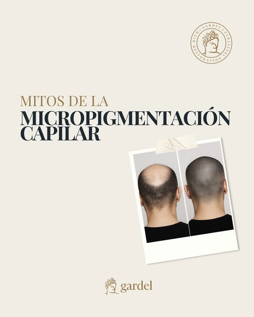 ¿Cuántos de estos mitos creías ciertos? 🙋‍♂️ 
La micropigmentación capilar es una técnica médica, n