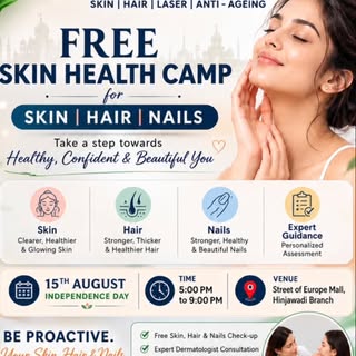 #streetsofeuropehinjewadi #freeskincamp #haircare #skincare #dermatologists