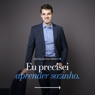 Quando comecei, eu não tinha ninguém para me dizer o que fazer.

Não tinha conteúdo organizado, não 