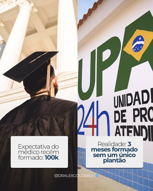 Não é exagero. É o que cada vez mais médicos brasileiros estão vivendo logo depois de se formar.

A 