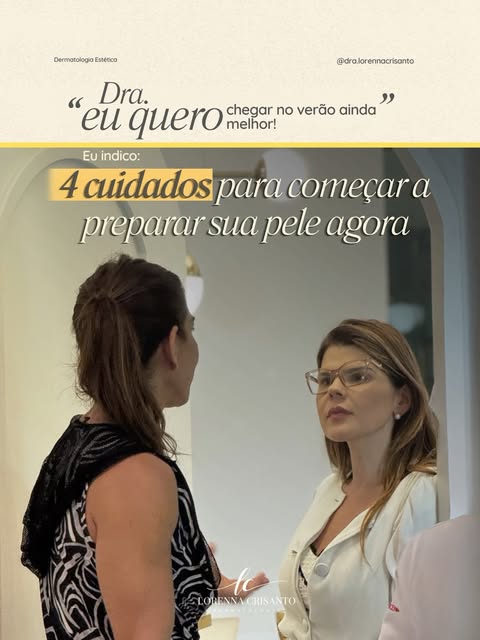 Esses são alguns cuidados que podem fazer parte da preparação para o verão, mas não existe uma recei