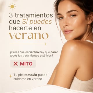 ☀️ El verano no es una excusa. Es una oportunidad para cuidar tu piel.

Durante esta época existe la