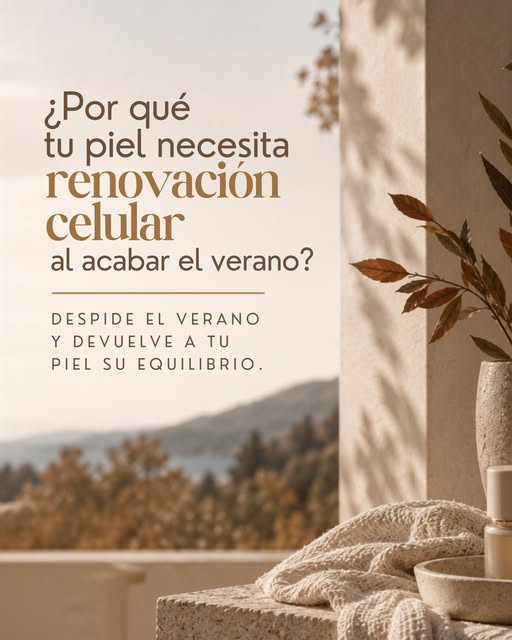 ¿Notas tu piel más apagada, con textura irregular o los poros más visibles después del verano? ☀️

L