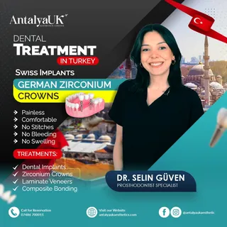 Transform your smile with world class dental treatment in Turkey

🇨🇭 Swiss Implants
🇩🇪 German Zi