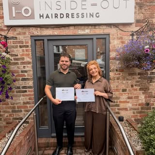 Congratulations to Beckie and Cameron on both of them passing the @davinesofficial International Col