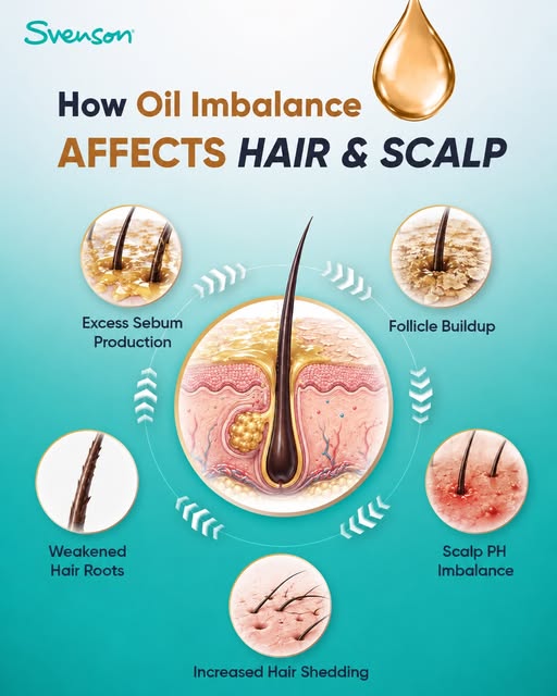 HOW OIL IMBALANCE AFFECTS YOUR SCALP & HAIR

Think an oily scalp is simply about greasy hair?
There’