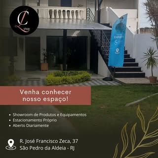 Nossa Clínica fica no centro de São Pedro da Aldeia, e conta com showroom e estacionamento próprio

