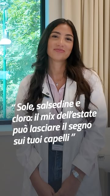 Sole, salsedine e cloro: il mix dell’estate può lasciare il segno sui tuoi capelli ☀️🌊 

Se li sent