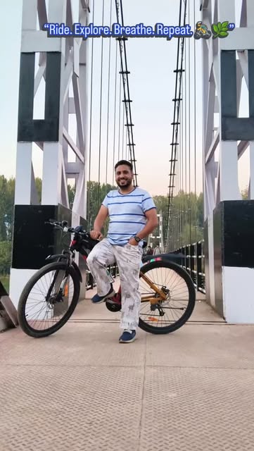 “Ride. Explore. Breathe. Repeat. 🚴‍♂️🌿”