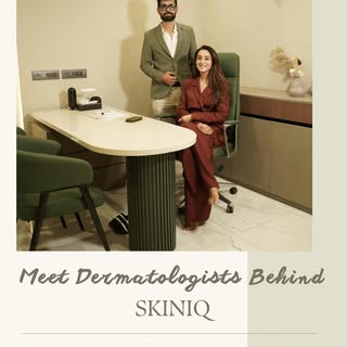 Meet your dermatologists.

Two doctors brought together by years of training, shared values, and a v