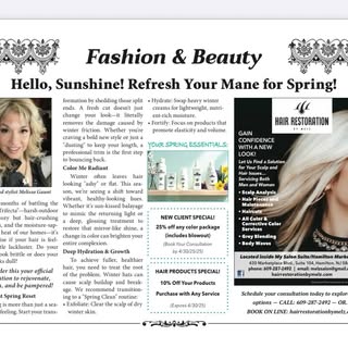 We are pleased to announce that our advertisement will be featured in the spring issue of Mercer Cou