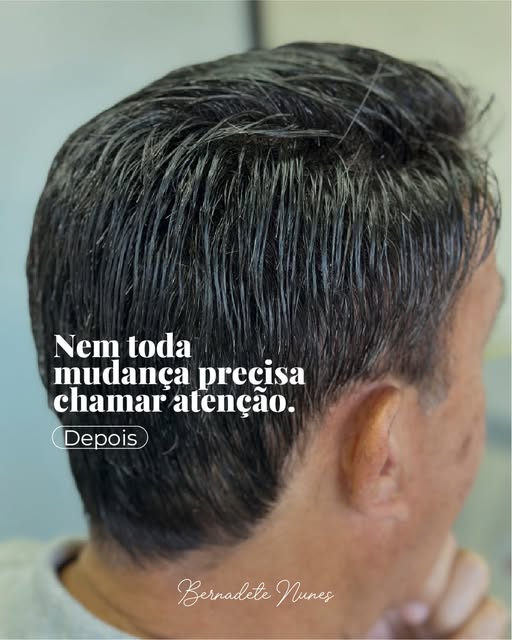 Muitos homens procuram uma prótese
capilar imaginando uma mudança
radical.
Na prática, o objetivo co
