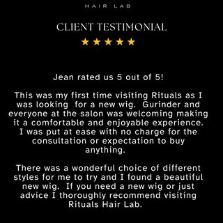 No pressure, just perfect hair! 💖 We absolutely loved working with Jean during her complimentary co