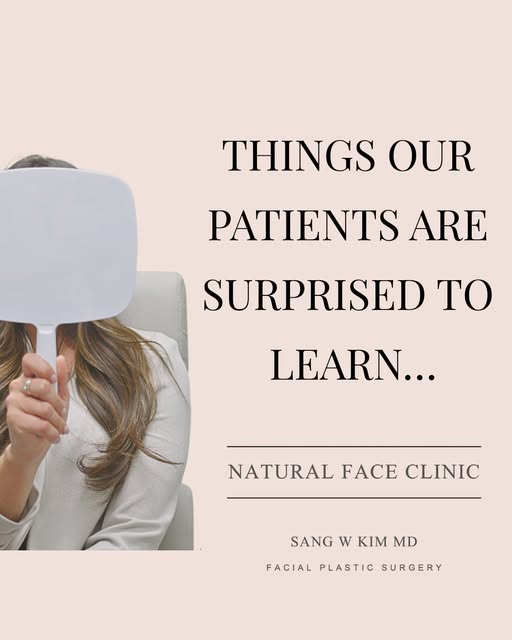 There’s a lot about facial plastic surgery that patients don’t expect until they go through the proc