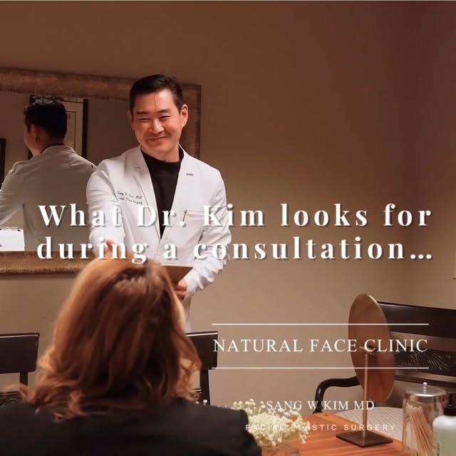 Dr. Kim considers proportion, facial structure, skin laxity, and individual aging patterns when deve