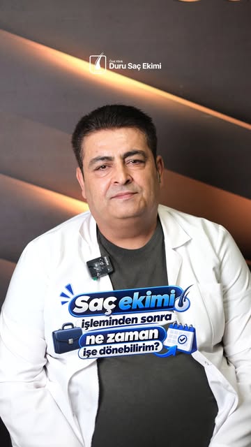 Operasyondan sonra ne zaman işe dönebilirim?" 🗓️ Ofis çalışanlarımızın ve yoğun tempoda olanların e