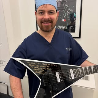 Delighted to receive this signed guitar from @judaspriest metal legend guitarist and producer @andys