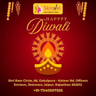 ✨🌼 Happy Diwali from SkinVel Hair & Skin Clinic! 🌼✨

As we celebrate the festival of lights, let y