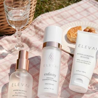 After winter, skin is ready to refresh, rebalance and glow again. The Elevai regimen gives the skin 