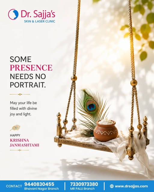 Some presence needs no portrait.
May Lord Krishna fill your life with divine joy, positivity, peace 
