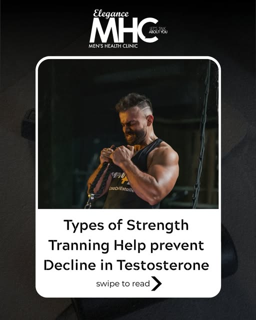 Testosterone naturally declines with age — but the right training can slow it down.

Strength traini