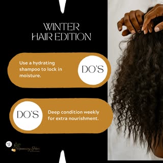 Winter weather can wreak havoc on your hair, but with the right care, you can keep it healthy!

✅ Do