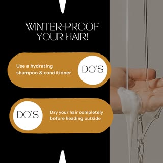 Cold weather can be harsh on your locks! Here’s how to protect them:
✔ Use a hydrating shampoo & con