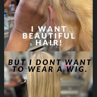 So much of my work involves crafting #hairlosssolutions on demand. This is especially true for clien