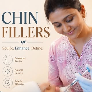 A well-defined chin can bring harmony to your entire facial profile.
Chin Fillers are a safe, non-su