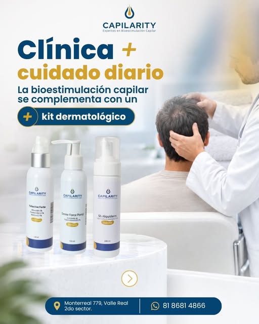 ✨ La salud de tu cabello se construye todos los días.
Además del acompañamiento clínico, una rutina 