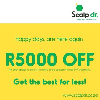 Get the best for less this May, offer applies to the first 5 clients booked in for this month, happy