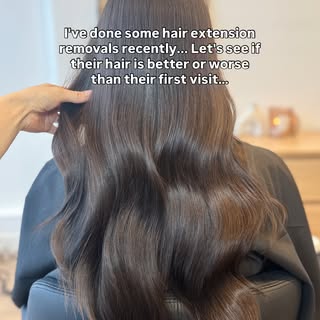 Let’s see if their hair is better or worse than their first visit. 

I’ve done some hair extension r