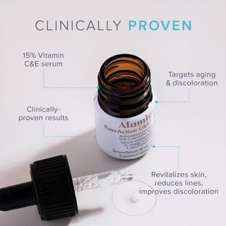 Potent Vitamin C & E for anti-aging and discoloration. Calling all my Melasma/dark spot patients, th