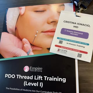Learning new skills to offer my patients for skin rejuvenation and hair growth! Knowledge is power!
