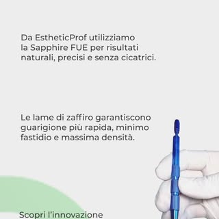 Zaffiro FUE La Nuova Era del Trapianto di Capelli

Da EstheticProf utilizziamo la tecnica zaffiro FU